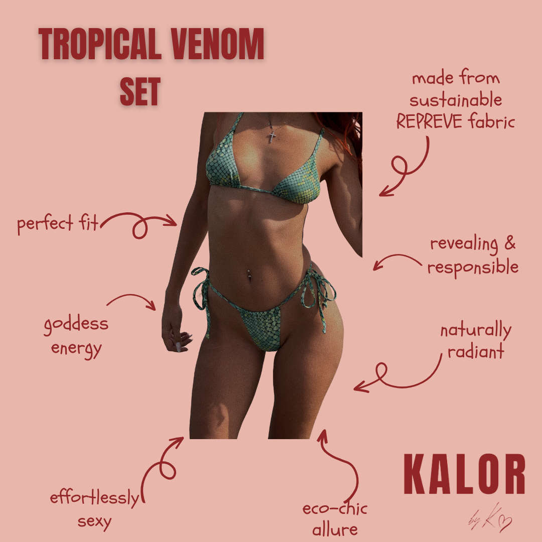 Tropical Venom Bikini Set